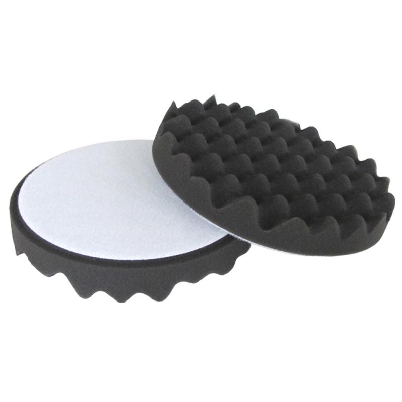 Waffel Polierschwamm anthrazit soft Ø 180 mm Klett